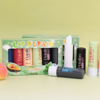 6 Pcs Lip Balm Set Long-lasting Moisturising