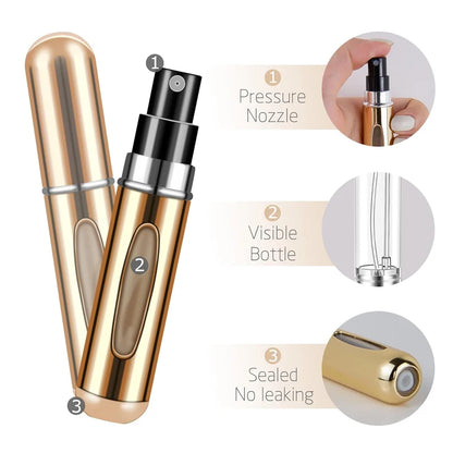 1/4Pcs 5ml Perfume Atomizer Portable Liquid Container