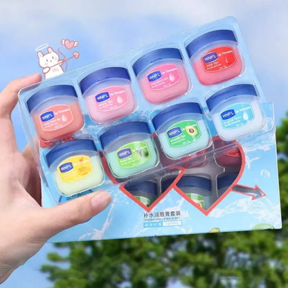 4/6/8pcs Moisturising Lip Balm Set Whitening Moisturising Base Natural Plant Base Moisturising Lip Care Jelly Moisturiser