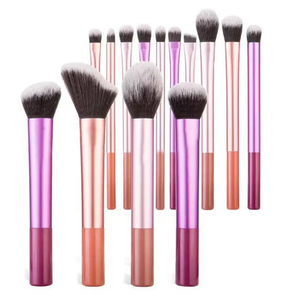 Soft Bristle Kabuki Blending Makeup Brush Set 13Pcs