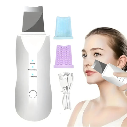 Deep Vibrate Skin Scrubber Facial Cleaner