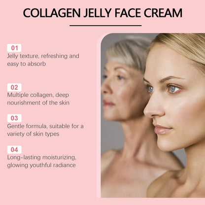 Collagen Face Cream Deep Hydration, Improve Skin, brightening softening and smoothing.