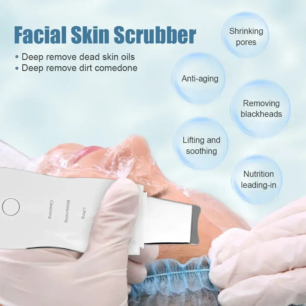 Deep Vibrate Skin Scrubber Facial Cleaner
