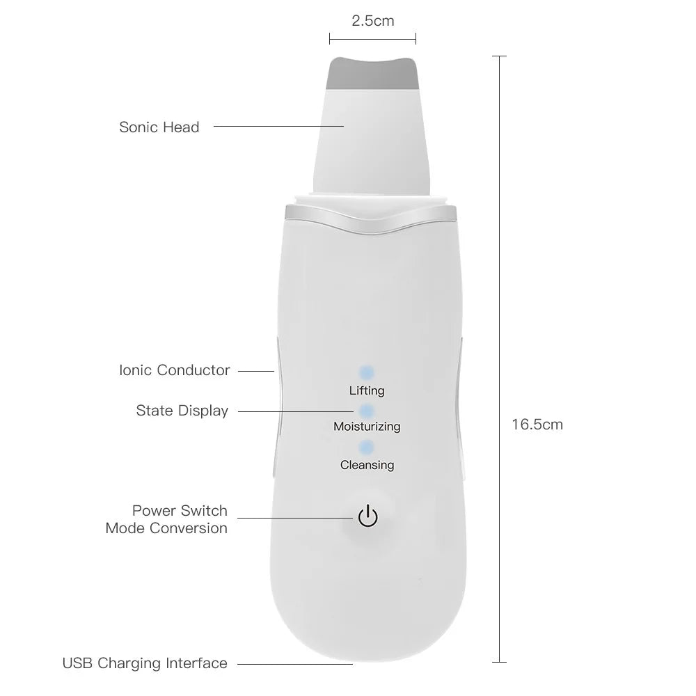 Deep Vibrate Skin Scrubber Facial Cleaner