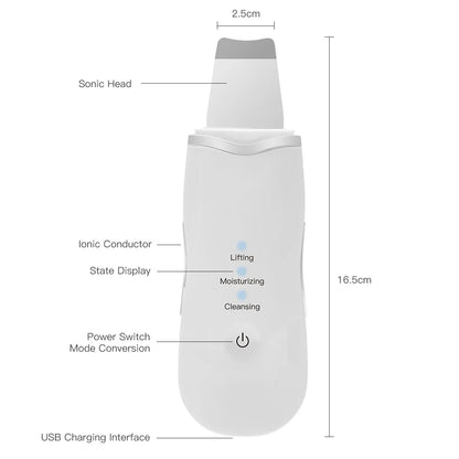 Deep Vibrate Skin Scrubber Facial Cleaner