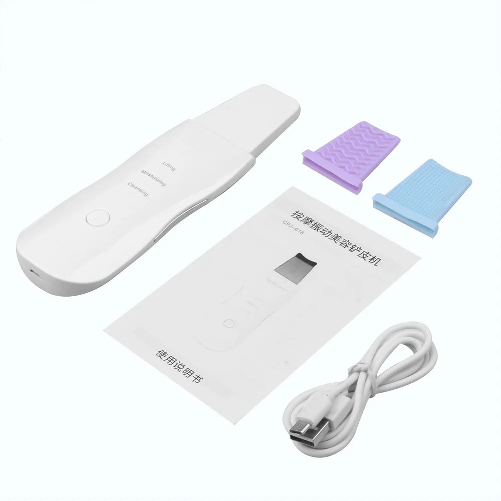 Deep Vibrate Skin Scrubber Facial Cleaner