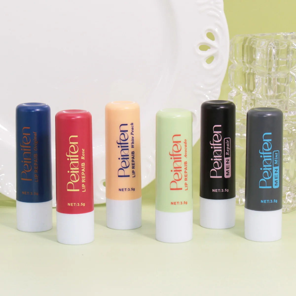 6 Pcs Lip Balm Set Long-lasting Moisturising