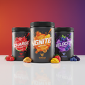 Fruity Pre-Workout Powder - Berry Blast, Pink Lemonade and Watermelon